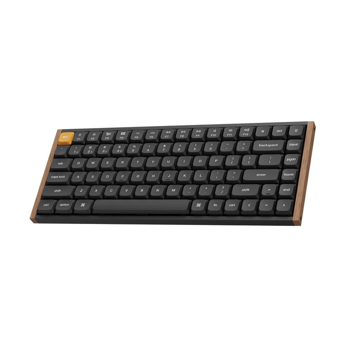 Keychron K3M-F1 Teclado gaming 75% Gateron Low Profile MX Red 2.0 RGB Negro