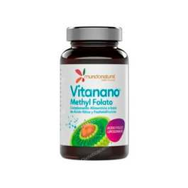 MUNDONATURAL Vitanano Methy Folato Liposomado 30 Cápsulas Ácido Fólico