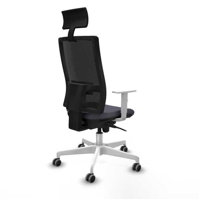 PIQUERAS Y CRESPO Silla de oficina Horna con mecanismo Sincro, Gris oscuro y Negro PIQUERAS Y CRESPO Silla de oficina Horna con mecanismo Sincro, Gris oscuro y Negro