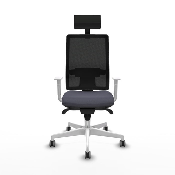 PIQUERAS Y CRESPO Silla de oficina Horna con mecanismo Sincro, Gris oscuro y Negro PIQUERAS Y CRESPO Silla de oficina Horna con mecanismo Sincro, Gris oscuro y Negro