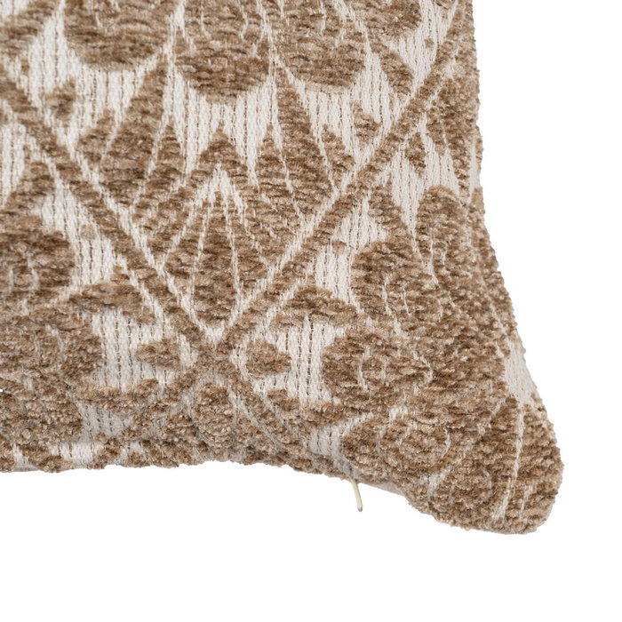 Cojín Blanco-Verde Algodón / Poliéster 40 X 60 cm (Set de 2)