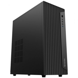 Hiditec BLOK PSU CHA010062 Caja Semitorre ATX Negra con Fuente 500W, Ventilador 120mm Incluido, Compatible con ATX/Micro ATX/ITX y Refrigeración Líquida, 4 Bahías de Almacenamiento