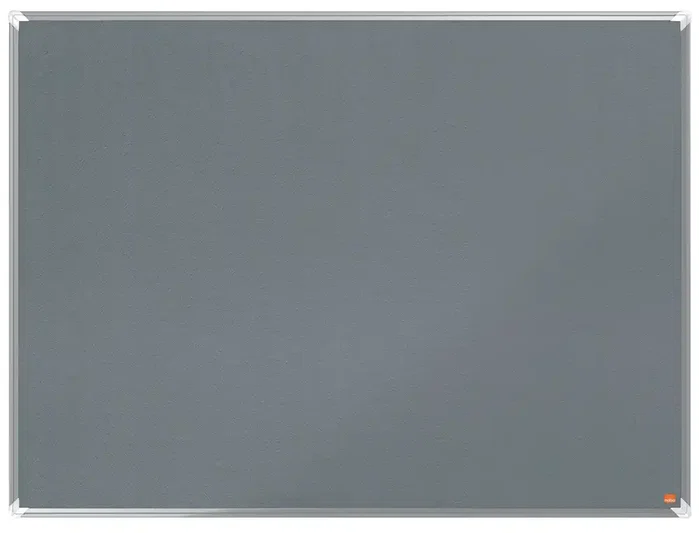 Nobo Premium Ecolabel Tablero de anuncios de fieltro gris 1200x900 mm marco de aluminio