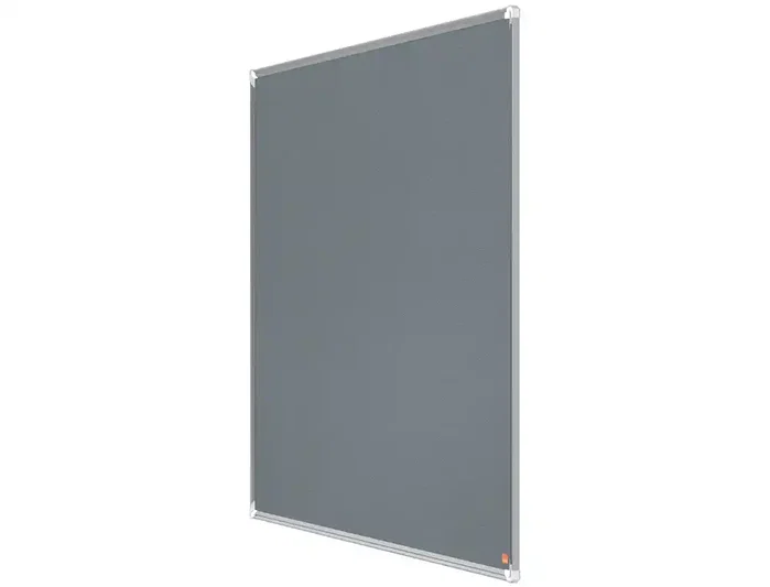 Nobo Premium Ecolabel Tablero de anuncios de fieltro gris 1200x900 mm marco de aluminio