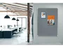 Nobo Premium Ecolabel Tablero de anuncios de fieltro gris 1200x900 mm marco de aluminio