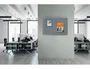 Nobo Premium Ecolabel Tablero de anuncios de fieltro gris 1200x900 mm marco de aluminio