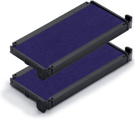TRODAT Pack de 2 almohadillas de tinta azul para sellos 4924/4940/4724
