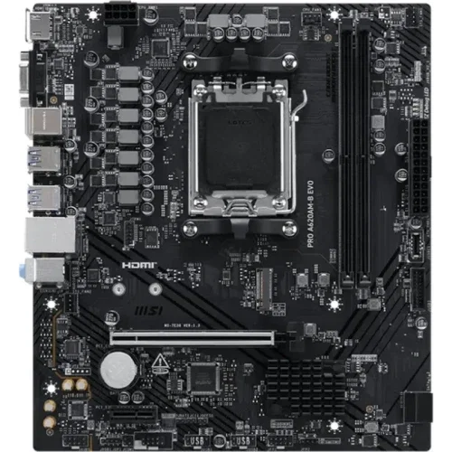 MSI PRO A620M-G EVO WIFI AMD AM5 DDR5 Micro ATX MSI PRO A620M-G EVO WIFI AMD AM5 DDR5 Micro ATX