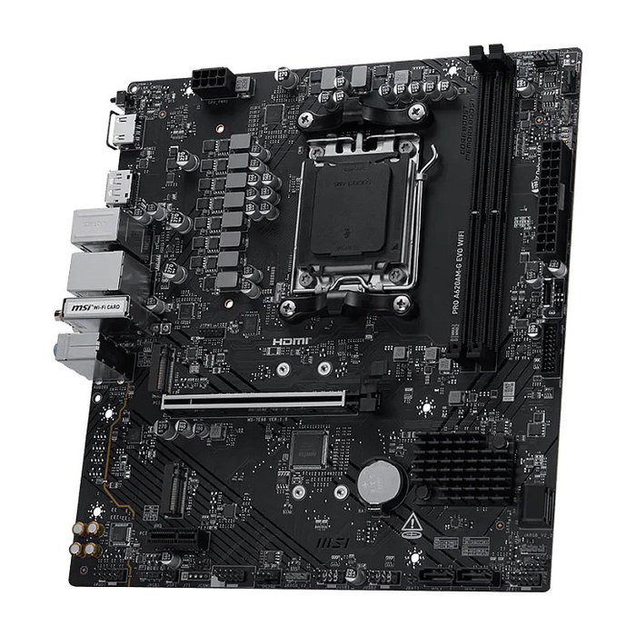 MSI PRO A620M-G EVO WIFI AMD AM5 DDR5 Micro ATX MSI PRO A620M-G EVO WIFI AMD AM5 DDR5 Micro ATX