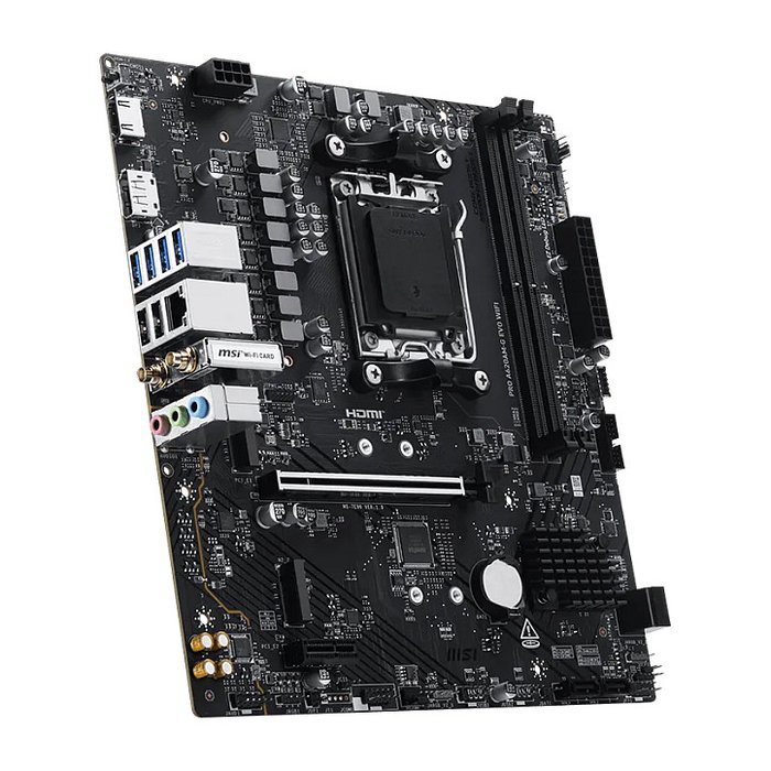 MSI PRO A620M-G EVO WIFI AMD AM5 DDR5 Micro ATX MSI PRO A620M-G EVO WIFI AMD AM5 DDR5 Micro ATX
