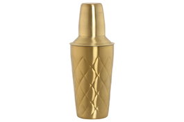 DKD Home Decor Coctelera de Acero Inoxidable Mate Dorado 500 ml