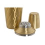 DKD Home Decor Coctelera de Acero Inoxidable Mate Dorado 500 ml