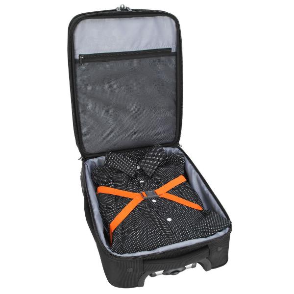 Targus CitySmart Essential Trolley TBR038GL, Mochila con Ruedas para Portátil de 15.6 Pulgadas, Diseño Profesional, Compartimentos Organizados, Negro