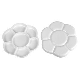 Talens Paleta de Plástico en Forma de Flor 17CM Doble
