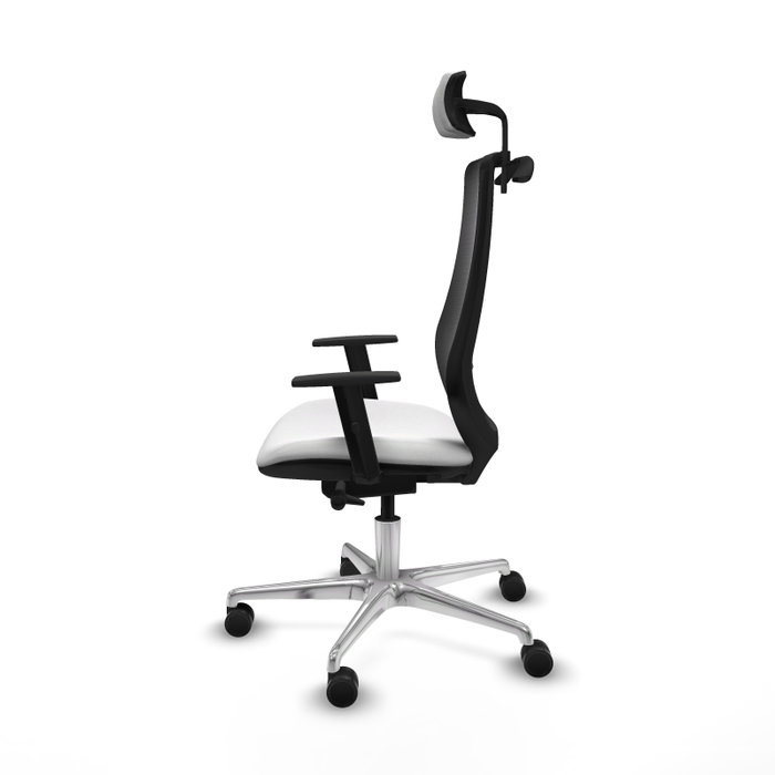 PIQUERAS Y CRESPO Silla de oficina Mardos con mecanismo Sincro/Traslack Blanco y Negro PIQUERAS Y CRESPO Silla de oficina Mardos con mecanismo Sincro/Traslack Blanco y Negro