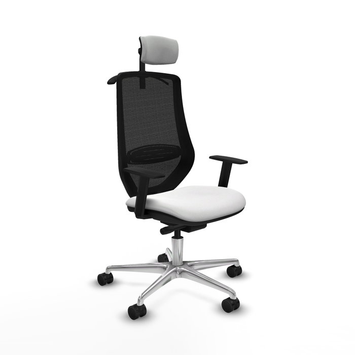 PIQUERAS Y CRESPO Silla de oficina Mardos con mecanismo Sincro/Traslack Blanco y Negro PIQUERAS Y CRESPO Silla de oficina Mardos con mecanismo Sincro/Traslack Blanco y Negro