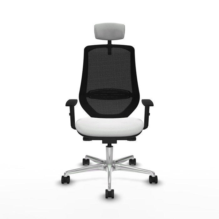 PIQUERAS Y CRESPO Silla de oficina Mardos con mecanismo Sincro/Traslack Blanco y Negro PIQUERAS Y CRESPO Silla de oficina Mardos con mecanismo Sincro/Traslack Blanco y Negro