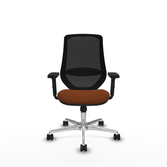 PIQUERAS Y CRESPO Silla de oficina Mardos con mecanismo Sincro, Marrón y Negro PIQUERAS Y CRESPO Silla de oficina Mardos con mecanismo Sincro, Marrón y Negro