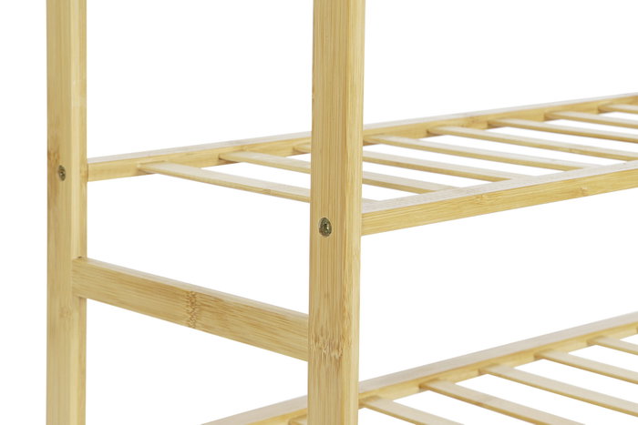 DKD Home Decor Zapatero Bambú Natural 4 Estantes 67 x 26 x 68 cm