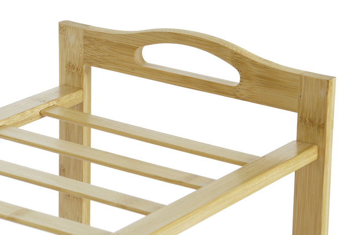 DKD Home Decor Zapatero Bambú Natural 4 Estantes 67 x 26 x 68 cm