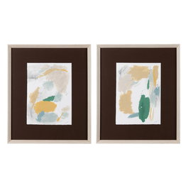 Cuadro Pintura Abstracto 2/M 52 X 62 cm (Set de 2)