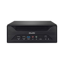 Shuttle Barebone XPC slim XH610 LGA1700 DDR4 2xSODIMM 2xM.2 3xSATA 1xHDMI 1xDP 1xVGA Negro