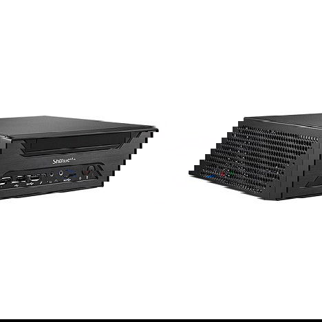 Shuttle Barebone XPC slim XH610 LGA1700 DDR4 2xSODIMM 2xM.2 3xSATA 1xHDMI 1xDP 1xVGA Negro