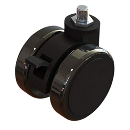 Next Level Racing NLR-A007 Ruedas de Mueble Gaming con Bloqueo, Pack de 10, Negro