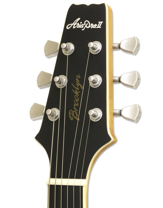 Guitarra Eléctrica Aria Lp 718-Mk2-Brooklyn Blanca