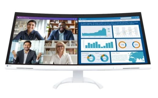 EIZO FlexScan EV3450XC-WT Monitor 34'' UWQHD IPS 60Hz EIZO FlexScan EV3450XC-WT Monitor 34'' UWQHD IPS 60Hz