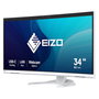Eizo FlexScan EV3450XC-WT Monitor Curvo 34.1" UltraWide Quad HD 3440x1440 21:9 IPS 5ms Blanco