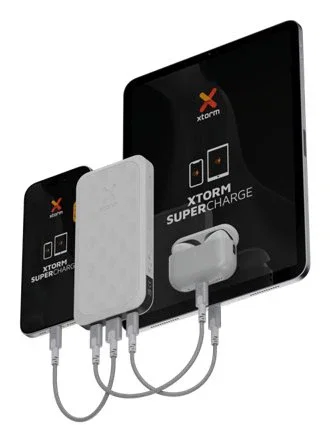 Xtorm FS5100U Batería Externa Power Bank 10000 mAh con Quick Charge 3.0, Tipo-C, Carga Rápida, LCD, Color Blanco Xtorm FS5100U Batería Externa Power Bank 10000 mAh con Quick Charge 3.0, Tipo-C, Carga Rápida, LCD, Color Blanco