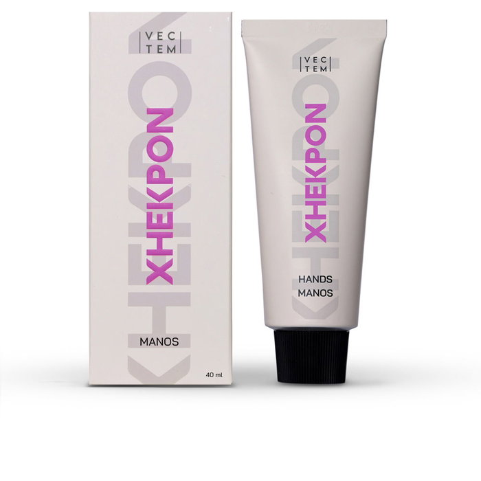 Xhekpon Crema para Manos con Colágeno Hidrolizado y Glicerina, Hidratación Profunda y Protectora, 40 ml