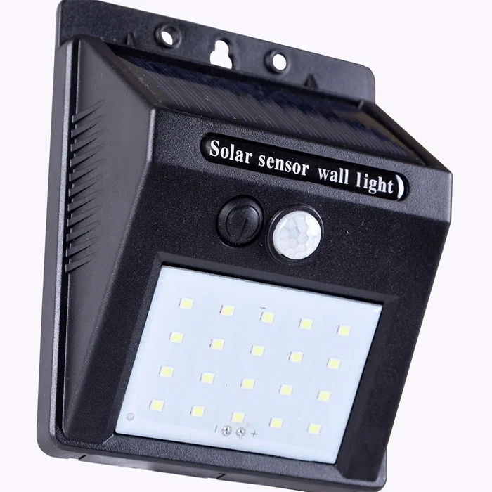 Aplique LED 6000K Solar IP65 con Sensor PIR 40.000H HO-SW5050-PIR Aplique LED 6000K Solar IP65 con Sensor PIR 40.000H HO-SW5050-PIR