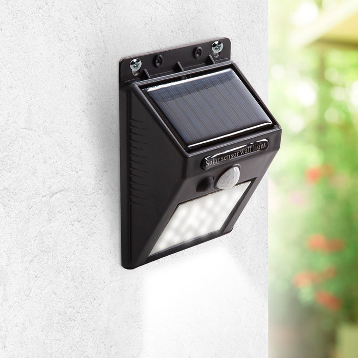 Aplique LED Solar IP65 con Sensor PIR 6000K 40.000H [HO-SW5050-PIR]