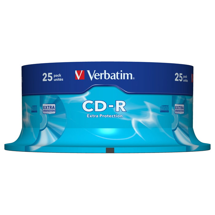 Verbatim CD-R 700MB 52x Extra Protection (25 unidades)