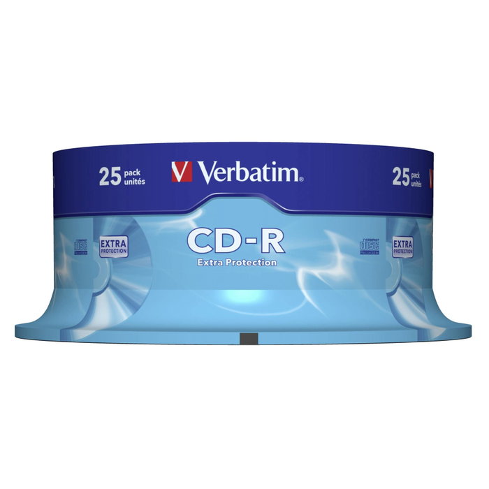 Verbatim CD-R Datalife 700MB 52x Extra Protection Tarrina 25 unidades