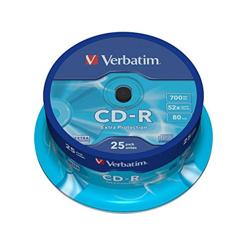 Verbatim CD-R 700MB 52x Extra Protection (25 unidades)