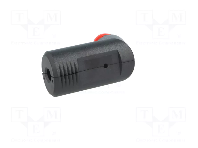 PRO CAR Enchufe de mechero de coche con borna de tornillo, 8A, Negro