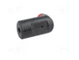 PRO CAR Enchufe de mechero de coche con borna de tornillo, 8A, Negro