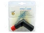 PRO CAR Enchufe de mechero de coche con borna de tornillo, 8A, Negro