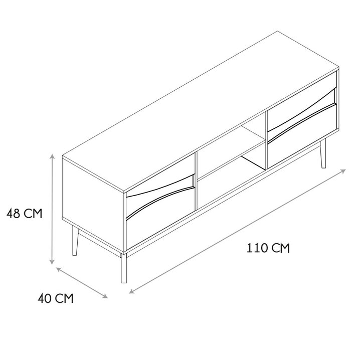 Home Deco Factory Mueble TV Forest