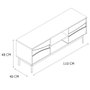 Home Deco Factory Mueble TV Forest