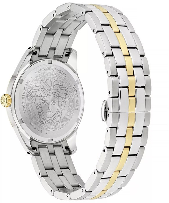 Versace VE7C00623 con esfera verde y correa gris Versace VE7C00623 con esfera verde y correa gris