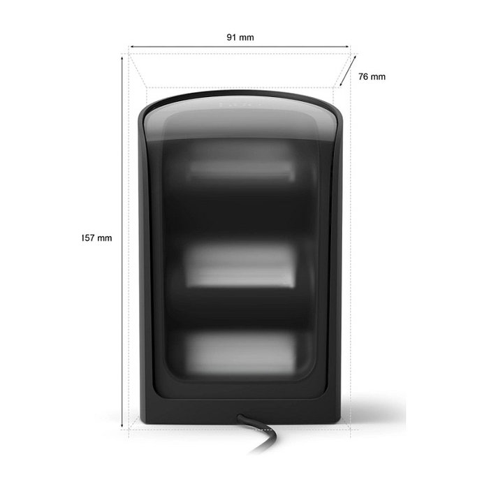 Philips Hue Play Lámpara de Mesa Inteligente Bluetooth/Zigbee Negro 2 Unidades - Compatible con Alexa, Google Assistant, HomeKit - Luz Color y Blanca - IP20