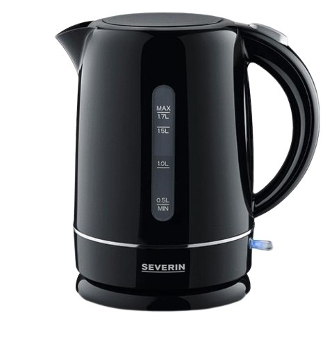 Severin WK 4322 Hervidor de agua 1,7l Negro
