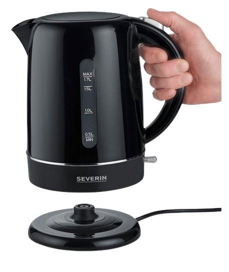 Severin WK 4322 Hervidor de agua 1,7l Negro