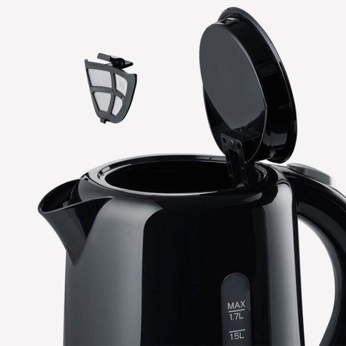 Severin WK4322 Tetera Eléctrica 1.7 Litros, Color Negro (Schwarz)