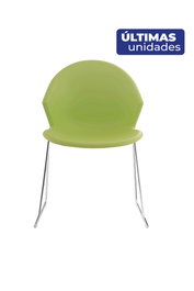 PIQUERAS Y CRESPO Silla Lorenzo Verde sin brazos