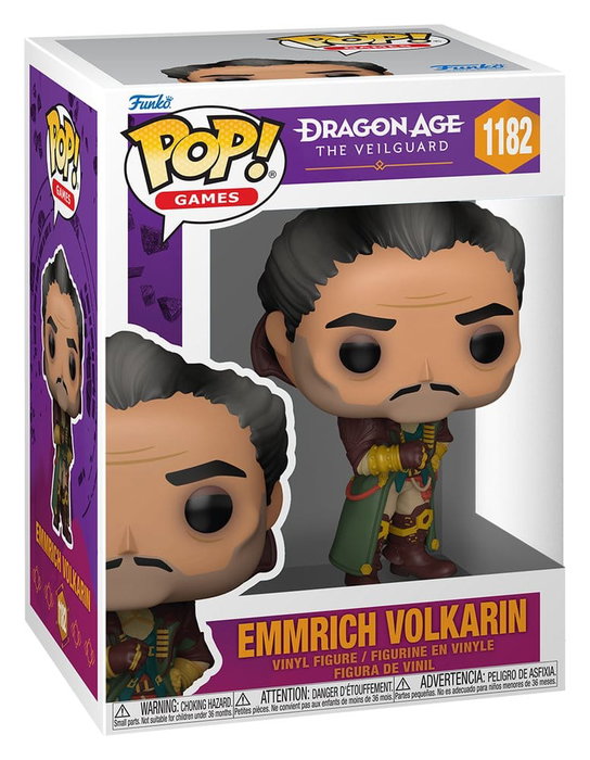 Funko POP! Dragon Age: The Veilguard Emmrich Volkarin Figura de Vinilo